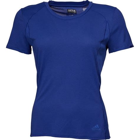 adidas t shirt dames blauw|Blauwe adidas T.